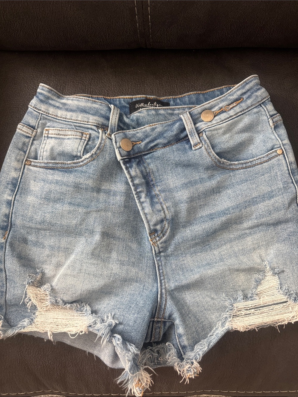 Willow Boutique Risen Denim Shorts